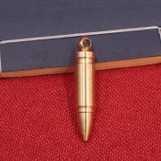 Antique Bronze Bullet Keychain Creative Portable Mini Knife Multi-Functional Accessory Hanging Ornament - Image 2