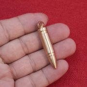 Antique Bronze Bullet Keychain Creative Portable Mini Knife Multi-Functional Accessory Hanging Ornament - Image 3