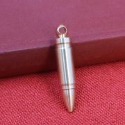 Antique Bronze Bullet Keychain Creative Portable Mini Knife Multi-Functional Accessory Hanging Ornament - Image 4