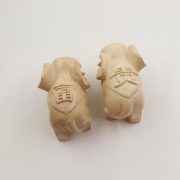 Peach Wood Wealthy Elephant Carving Home Decoration Tortoise Gourd Sculpture Art Crafts Desktop Ornaments Wholesale - Image 2