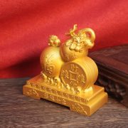 Fruit Gourd Home Decorative Ornaments Lucky Money Xiu Home Living Room Tabletop Decoration Prosperity Happiness Chinese Character - Image 4
