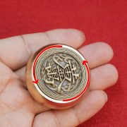 Bronze Double-Sided Lucky Charm Toy Figurine Craftwork Prosperity Gifting Ornament Handheld Piece For Home Decor - Image 2