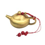Mini Brass Teapot Creative Desk Decoration Handheld Office Living Room Craft Gift Ornament Handheld Metal Craft - Image 5