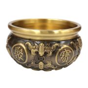 Solid Brass Double Fish Fortune Bowl Home Decor Living Room Entrance Chinese Style Decoration Artistic Ornament Gift - Image 5