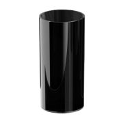 Nordic Pure Black Large Straight Flower Vase Fresh Flowers Arrangement Wealth Bamboo Awakening Bucket Decorative Flower Pot - Image 5