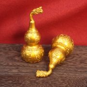 Large Bronze Gourd Faucet Pure Copper Wealth Attraction Home Decorations Living Room Ornaments Lucky Feng Shui Xiu Gourd - Image 3