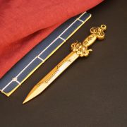 Handmade Pure Brass Solid Copper Seven-star Sword Home Decor Gift Decoration Ornament Traditional Chinese Style - Image 2
