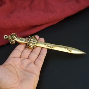 Handmade Pure Brass Solid Copper Seven-star Sword Home Decor Gift Decoration Ornament Traditional Chinese Style - Image 4