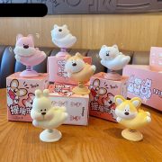 Baimao Original Cute Little Puppy Resin Decoration Car Dashboard Office Desktop Decorative Ornaments Kindle Joy With Corgi Dog