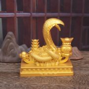 Creative Home Decor Snake Year Ornaments Lucky Charm Metal Craft Snakes And Eyes Design Customizable Yearly Zodiac Gifts - Image 4