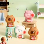 Original Creative Office Worker Figurine Toy Rotatable Desk Decoration Small Gift Authentic Custom Decorative Ornament