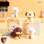 Authentic Cartoon Rotatable Wealth Attracting Dog Figurine Creative Office Desk Decoration Small Gift Wholesale