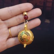 Year Of Horse Zodiac Eight Sides Wealth Ceramic Teapot Car Keychain Ornament Mahjong Playing Lucky Charm Collectible Item - Image 2