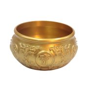 Bronze Double Fish Eight Fortunes Miniature Wealth Attracting Office Decorative Ornaments Craftwork Lucky Money Symbol - Image 5