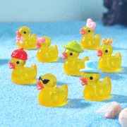 Cross-Border Cute Little Yellow Duckie Blind Box Miniature Landscape Decorative Accessories Premium Desktop Ornaments