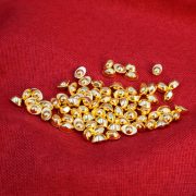 Mini Alloy Golden Yuanbao Creative Decoration Gifts Faux Gold Ingot Rice Tub Filling Material Home Decor Craft Ornaments - Image 3