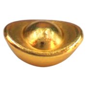 Mini Alloy Golden Yuanbao Creative Decoration Gifts Faux Gold Ingot Rice Tub Filling Material Home Decor Craft Ornaments - Image 5