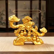 Fulu Ruyi Decorative Ornaments Wealth Attraction Living Room TV Cabinet Entrance Way Business Opening Gifts Custom Metal Craft