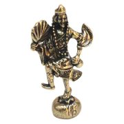 Retro Bronze Buddha Jigong Statue Tabletop Decoration Antiques Bronze Sculpture Buddha Image Handmade Copper Artifacts - Image 5