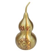 Bronze Gourd Home Decoration Open Hollow Bronze Gourd Eight Trigrams Brushed Finish Handcraft Artifacts Wholesale - Image 5