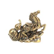 Bronze Horse Success Gourd Solid Rice Attracting BMW Antique Small Gift Desktop Craft Ornament - Image 5