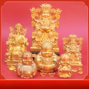 Mini Desktop Ornaments Wealth Attracting Kitchen God Company Office Gifts For Business Opening Home Living Room Decor