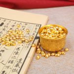 Gold Color Chinese Style Refined Carving Bifou Bowl Desktop Decoration High End Home Decoration Custom Metal Craft Ornaments