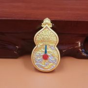 Tangka Five Brothers Gourd Wealth Deity Sakya Pujie Pendant Custom Metal Craft Ornament Buddhist Cultural Artwork Wall Decoration - Image 2