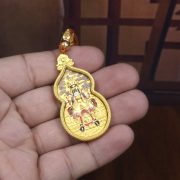 Tangka Five Brothers Gourd Wealth Deity Sakya Pujie Pendant Custom Metal Craft Ornament Buddhist Cultural Artwork Wall Decoration - Image 3