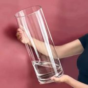 Acrylic Flower Vase High Transparent Wealth Bamboo Hydroponics Indoor Desktop Decoration Break-resistant Fresh Flowers Arrangement Bucket