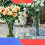 Acrylic Flower Vase High Transparent Wealth Bamboo Hydroponics Indoor Desktop Decoration Break-resistant Fresh Flowers Arrangement Bucket - Image 2