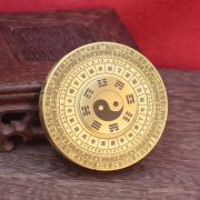 Bronze Eight Trigrams Compass Ornament with Four Divine Beasts Handle Tourist Spot Creative Cultural Market Display Piece - Image 2