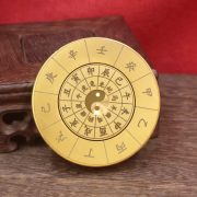 Bronze Eight Trigrams Compass Ornament with Four Divine Beasts Handle Tourist Spot Creative Cultural Market Display Piece - Image 3