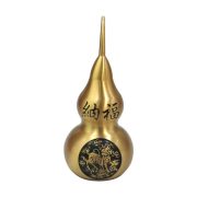 Bronze Nali Fengshui Gourd Sculpture Entrance Decorative Item Chinese Style Metal Artwork Ornament Wholesale Customizable - Image 5