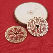 Bronze Ancient Style Coin Pendant Crafts Sandpainting Mountain Ghost Eight Trigrams Design Lucky Charm Amulet Jewelry - Image 3