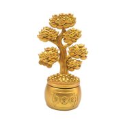 Sahjinui Metal Craft Ornament Wealth Tree Rotatable Business Opening Gift Lucky Money Symbol Sand Gold Heap Rotating Design - Image 5