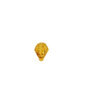 Solid Gold-Filled Sand Gold Small Golden Toad Display Piece Three-Legged Money Biting Treasure Bowl Hundred Happiness Vessel - Image 5