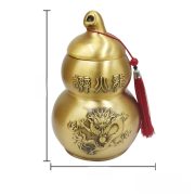 Bronze Gourd Fire Dragon Ornament Kitchen Northwest Corner Decorative Item Dragon Patterned Bottle for Fireproofing Tianmen - Image 5