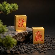 Portable Mini Brass Solid Mahjong Tiles Hand-Crushed Wealth-Bringing Craftwork Compact Size For Easy Carry Custom Metal Ornament - Image 3