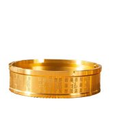 Bronze Ashtray With Repeating Pattern For Living Room Hotel Office Decorative Copper Artifacts Home Use Centrepiece - Image 5