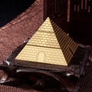 Bronze Pyramid Desktop Decoration Office Gifts Creative Fine Copper Crafts Finger Top Energy Tower - Image 2