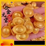 Mini Solid Alloy Sand Gold Little Treasure Bowl Simulation Wealth Container Custom Metal Craft Ornament Gift Jewelry Display
