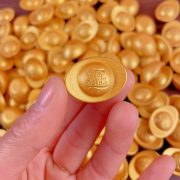 Mini Solid Alloy Sand Gold Little Treasure Bowl Simulation Wealth Container Custom Metal Craft Ornament Gift Jewelry Display - Image 2