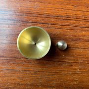 Yiwu Factory Direct Simple Style Brass Metal Bell Copper Cup New Year Doorbell Small Accessories Wholesale Custom Metal Craft Ornament - Image 2