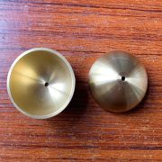 Yiwu Factory Direct Simple Style Brass Metal Bell Copper Cup New Year Doorbell Small Accessories Wholesale Custom Metal Craft Ornament - Image 3