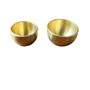 Yiwu Factory Direct Simple Style Brass Metal Bell Copper Cup New Year Doorbell Small Accessories Wholesale Custom Metal Craft Ornament - Image 5