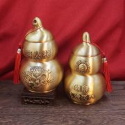Bronze Gourd Kitchen Fire Dragon Bottle Metal Ornaments Living Room Decorative Accessories Northwest Corner Three Avoid Fire - Image 4
