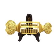 Bronze Lucky Dragon And Phoenix Abacus Home Decor Office Craft Creative Gift Custom Metal Work Ornament - Image 5