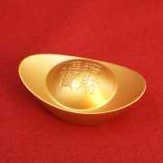 Solid Wealth Attracting Treasure Bowl Desktop Decoration Realistic Crafted Sculpture Ideal For Gifting And Home Decor - Image 3