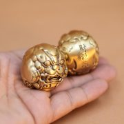 Bronze Health Ball Hand Ball Toy Massage Fitness Ball Stress Relief Elderly Fitness Hand Ball Gift - Image 4